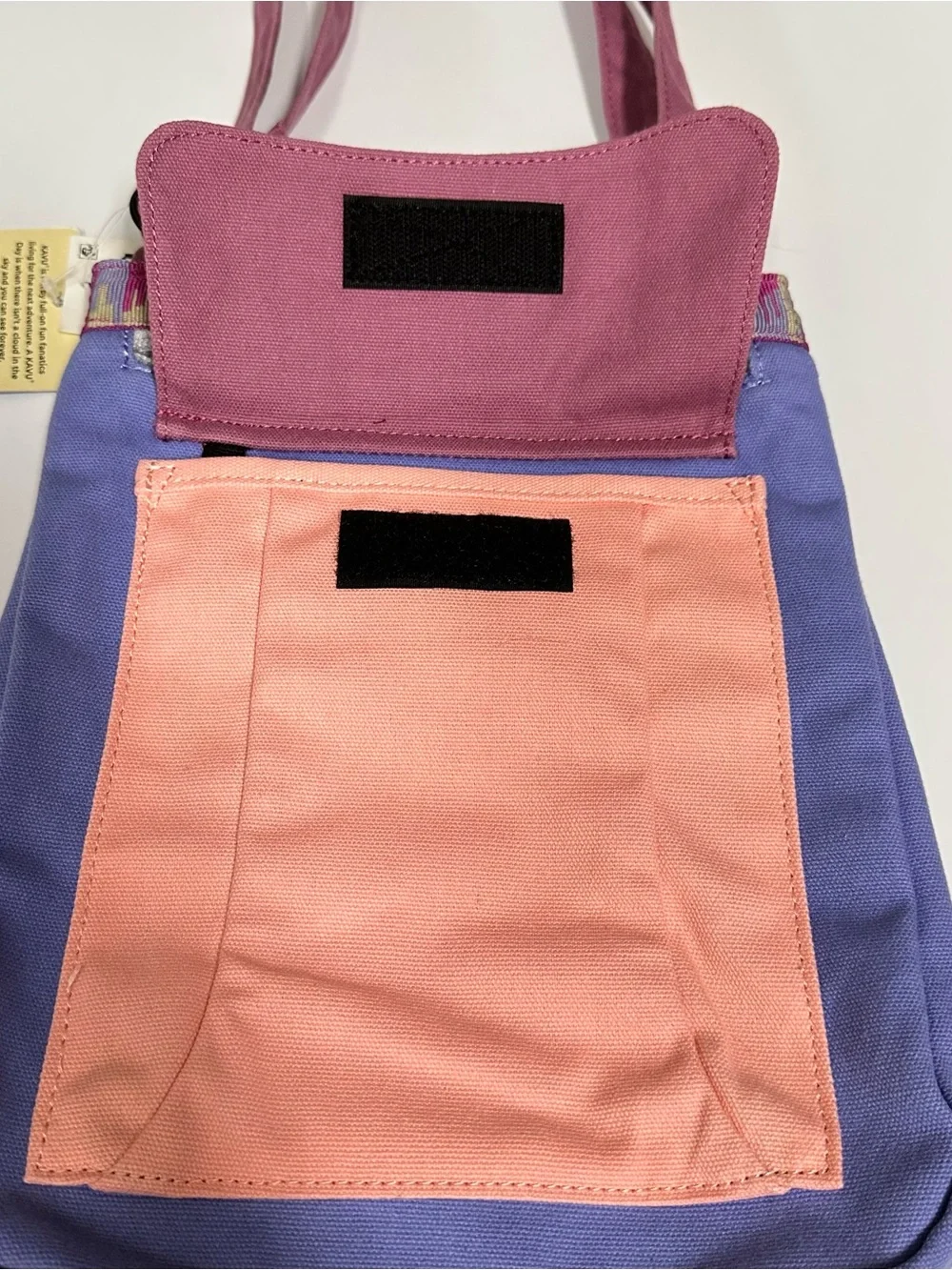Kavu Keeper Fruit Frenzy Crossbody Bag 2023 917-2228 Peach Blue Plum